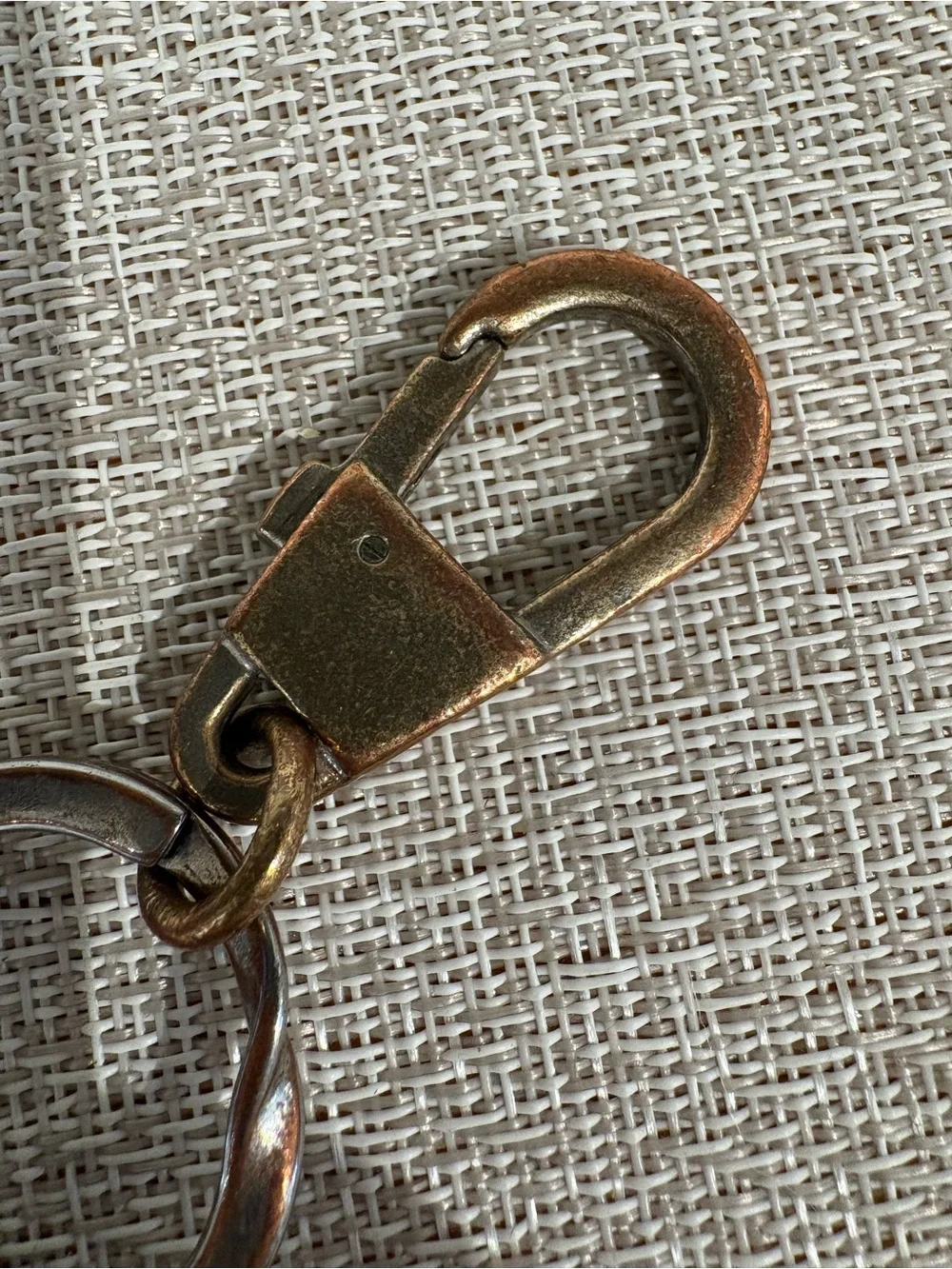 Vintage Gucci Tiger Head Key Fob Key Ring
